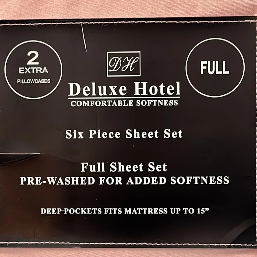 NWT Deluxe Hotel Full Sheet Set